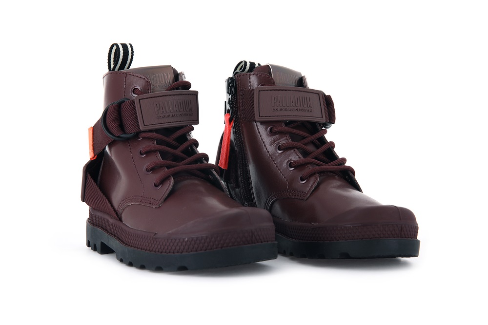 Botas Palladium PAMPA ROCK RANGER Niños Chocolate | Costa Rica-02956